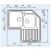Νεροχύτης SANITEC INOX ZENITH 11248